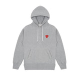 Comme des Garçons PLAY HOODED SWEATSHIRT, Grey