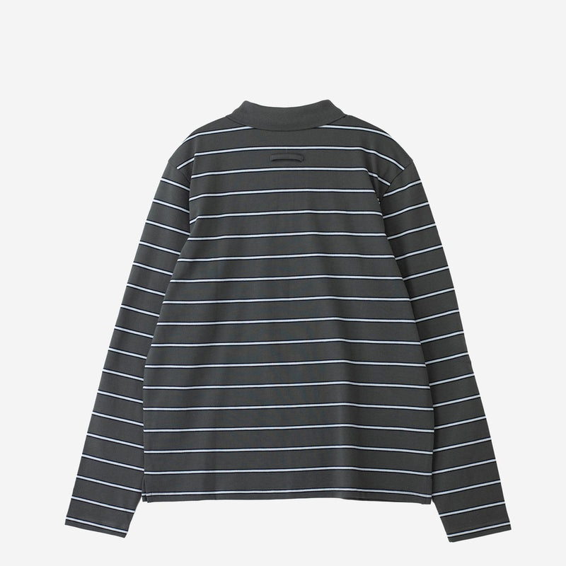 Paloma Wool COTY LS POLO SHIRT, Grey