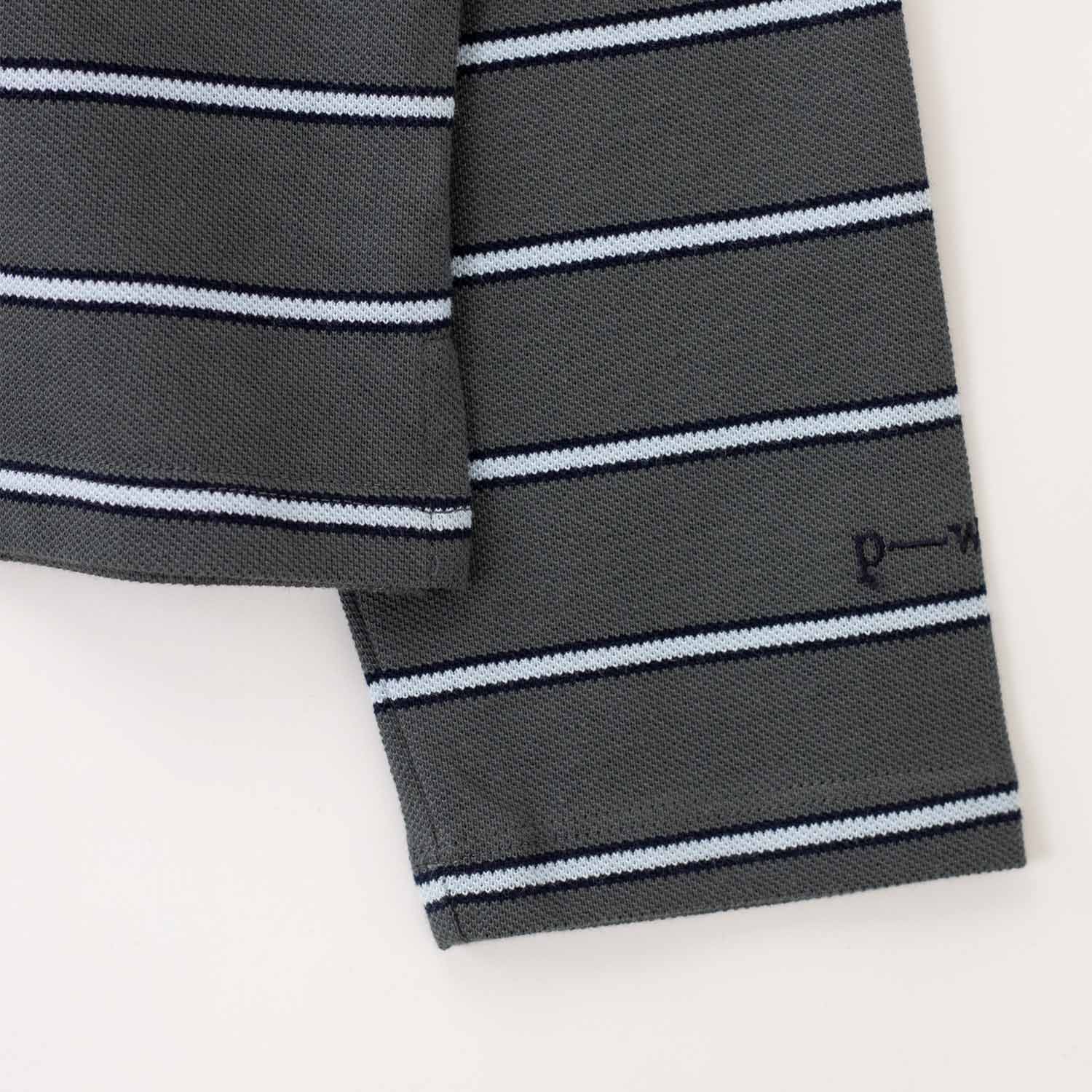 【常田大希着用】PALOMA WOOL COTY LS POLO GREY Paloma Wool: Gray Coty Polo | SSENSE