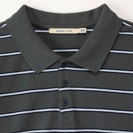 Paloma Wool COTY LS POLO SHIRT, Grey