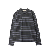 Paloma Wool COTY LS POLO SHIRT, Grey