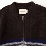 Paloma Wool PENALTI ZIP CARDIGAN, Brown