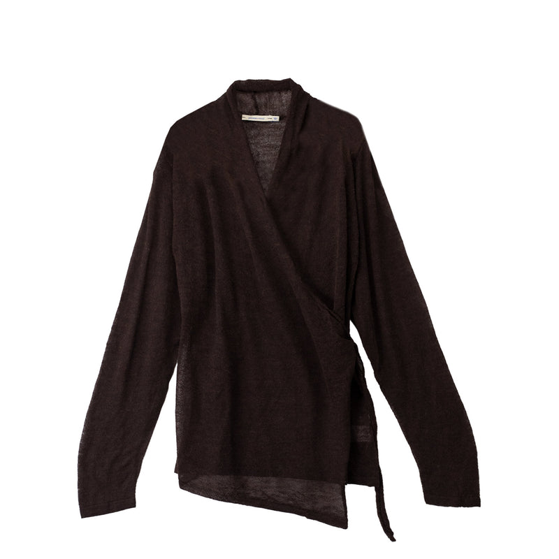 Paloma Wool SUDI WRAP TOP, Brown