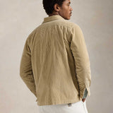 CORD LONGLSLEEVE SPORT SHIRT, Beige