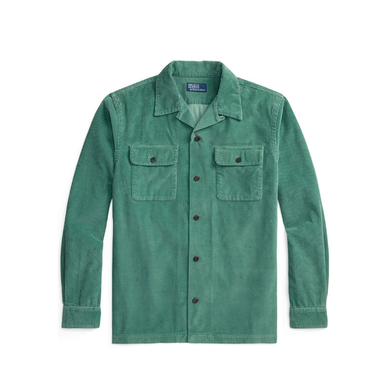 CORD LONGLSLEEVE SPORT SHIRT, Green