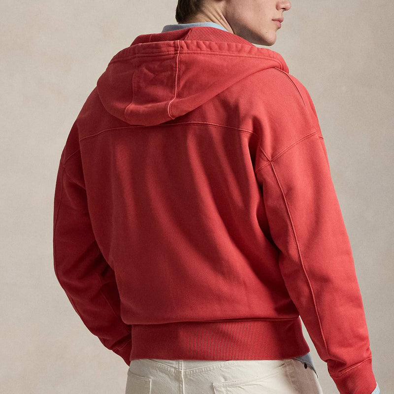 Polo Ralph Lauren FULL ZIP SWEATSHIRT, Red