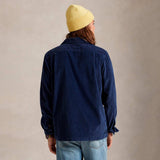 POLO Ralph Lauren CORD LONGLSLEEVE SPORT SHIRT, Boston Navy