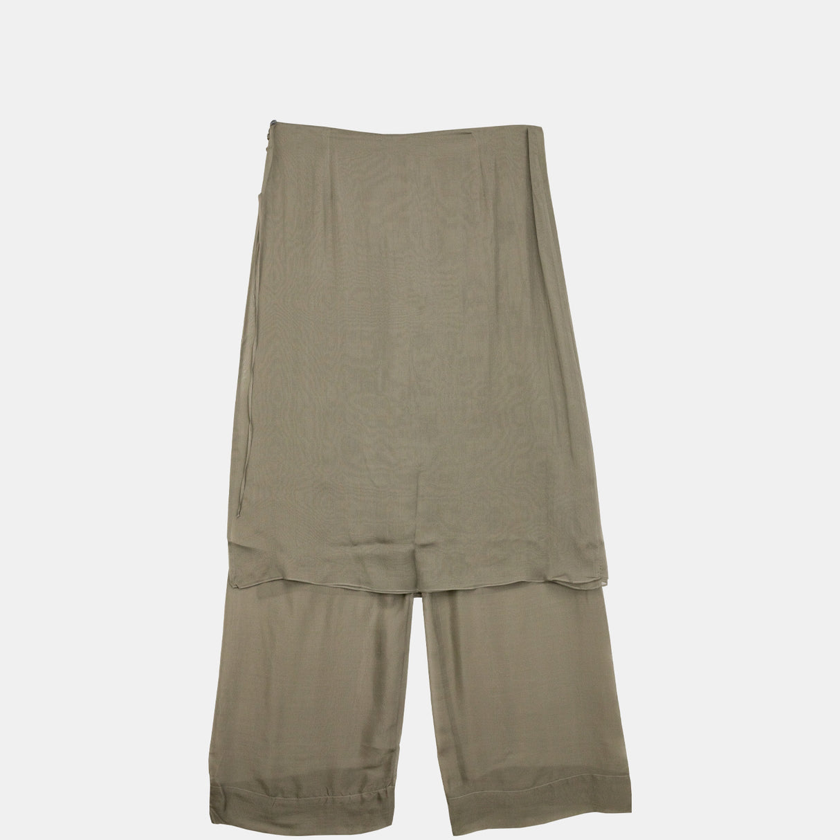 Paloma Wool SILK LOW ARCHIVE SKIRT, Khaki