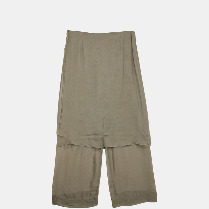 Paloma Wool SILK LOW ARCHIVE SKIRT, Khaki