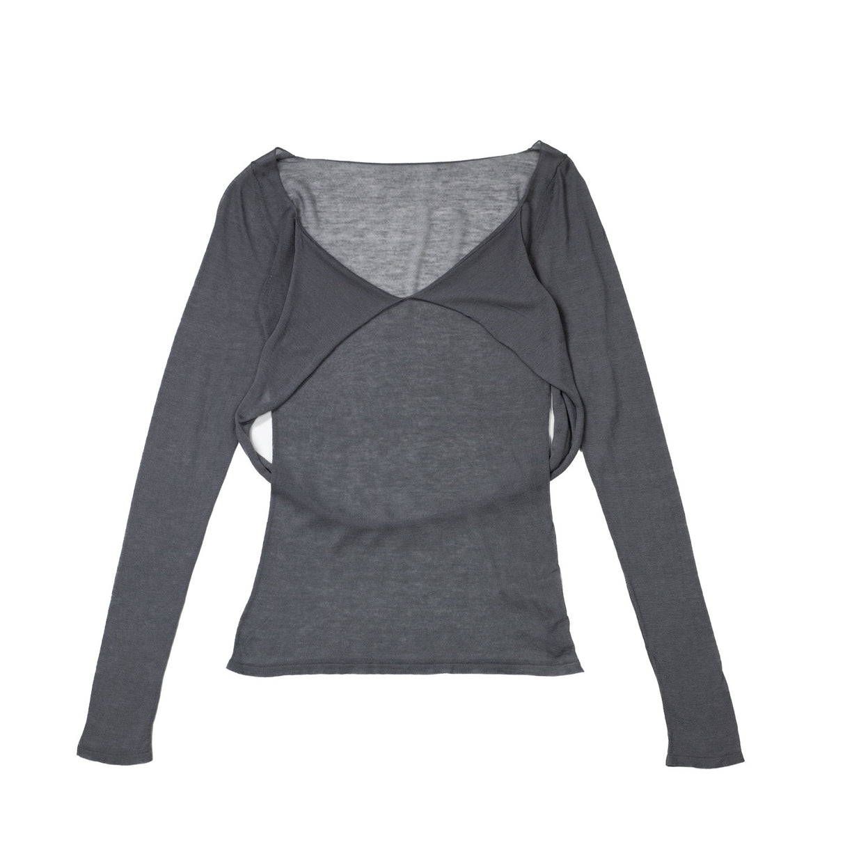 Paloma Wool CLYO LONG-SLEEVE TOP, Grey