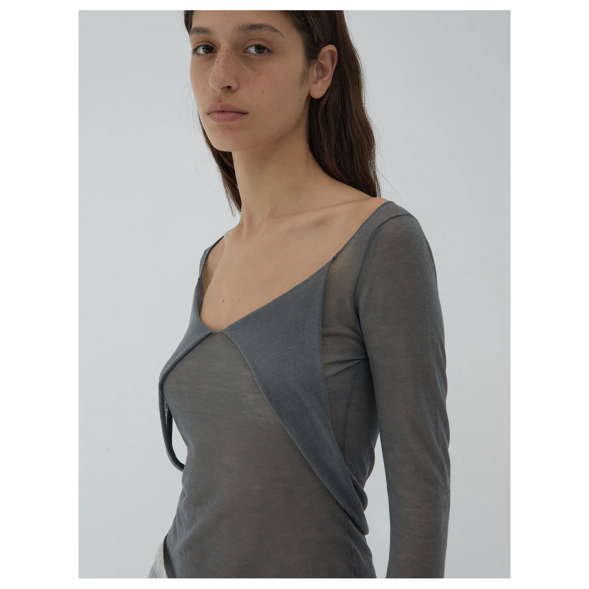 Paloma Wool CLYO LONG-SLEEVE TOP, Grey