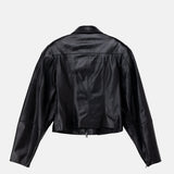 Paloma Wool BANUI LEATHER JACKET, Black
