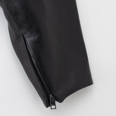 Paloma Wool BANUI LEATHER JACKET, Black