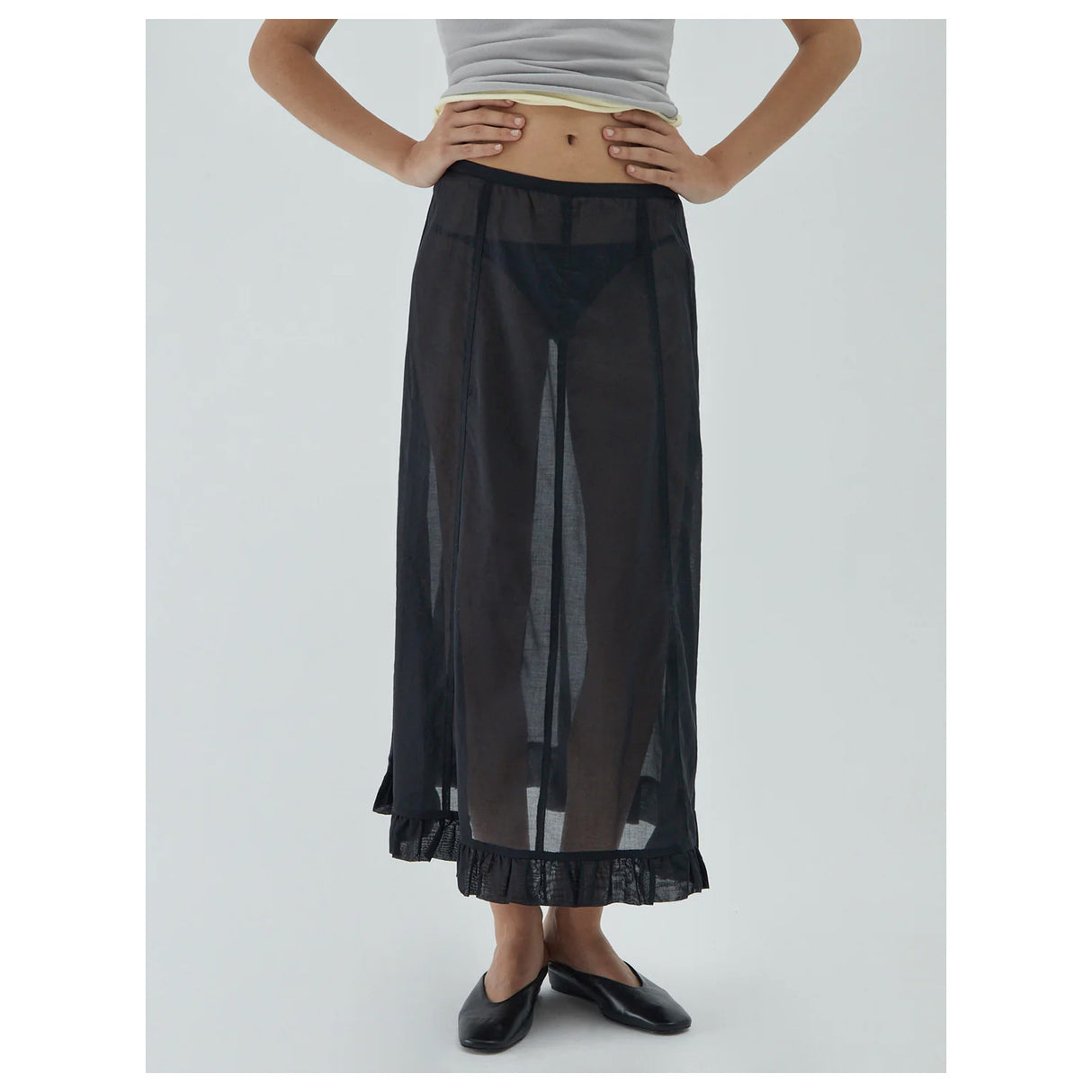 Paloma Wool ANDOLINI SKIRT, Black