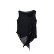 Black top on a white background
