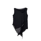 Black top on a white background
