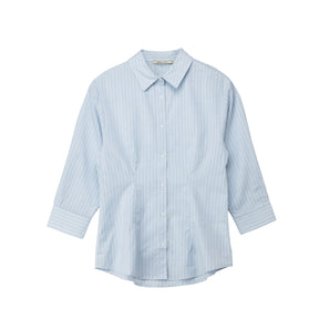 Blue shirt on a white background