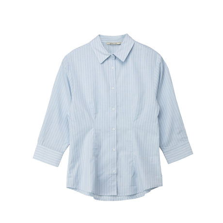Blue shirt on a white background