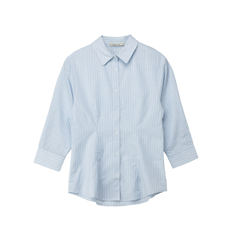 Blue shirt on a white background