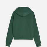 Patta CLASSIC ZIP UP HOODED SWEATER, Bistro Green