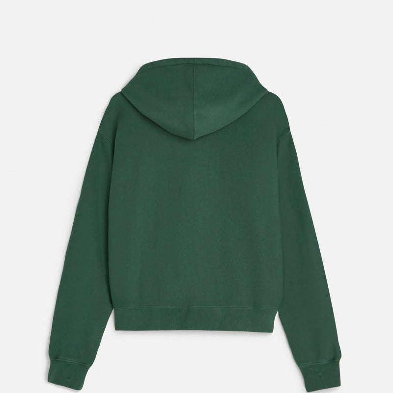 Patta CLASSIC ZIP UP HOODED SWEATER, Bistro Green