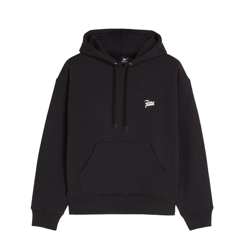 Patta EMBROIDERED FIRE PANTHER HOODED SWEATSHIRT, Black