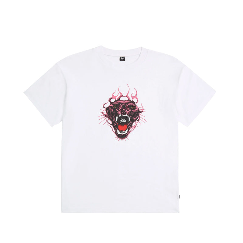 Patta FIRE PANTHER T-SHIRT, White