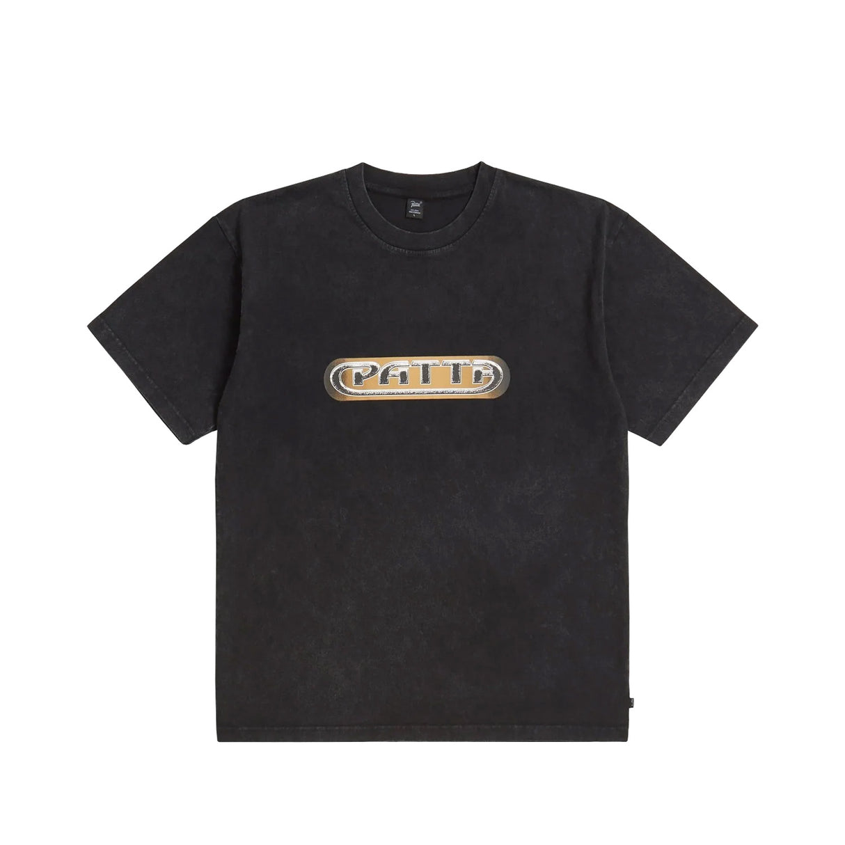 Patta GILDED ACID WASHED T-SHIRT, Black