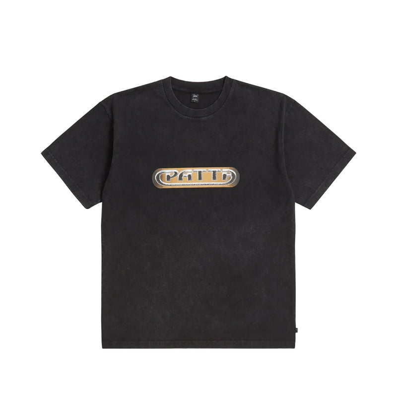 Patta GILDED ACID WASHED T-SHIRT, Black