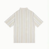 Patta KNITTED FOOTBALL SHIRT, Oatmeal