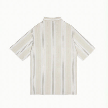 Patta KNITTED FOOTBALL SHIRT, Oatmeal