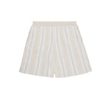 Patta KNITTED FOOTBALL SHORTS, Oatmeal