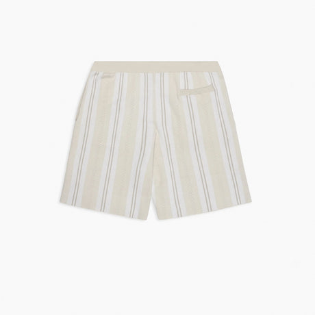 Patta KNITTED FOOTBALL SHORTS, Oatmeal