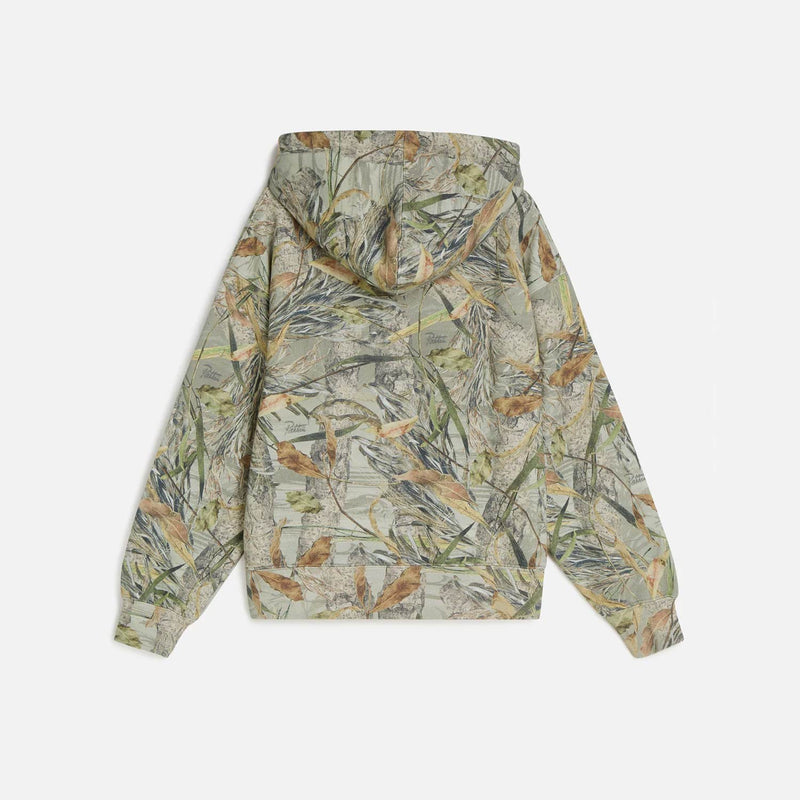 Patta NATURE PRINT BOXY HOODED SWEATER, Nature Print - Image 2