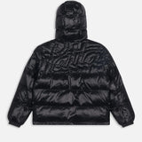 Patta QUILTED SCRIPT LOGO PUFFER JACKET, Black