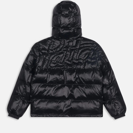 Patta QUILTED SCRIPT LOGO PUFFER JACKET, Black