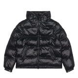 Patta QUILTED SCRIPT LOGO PUFFER JACKET, Black