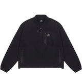 Patta SHERPA FLEECE OVERHEAD SWEATER, Black
