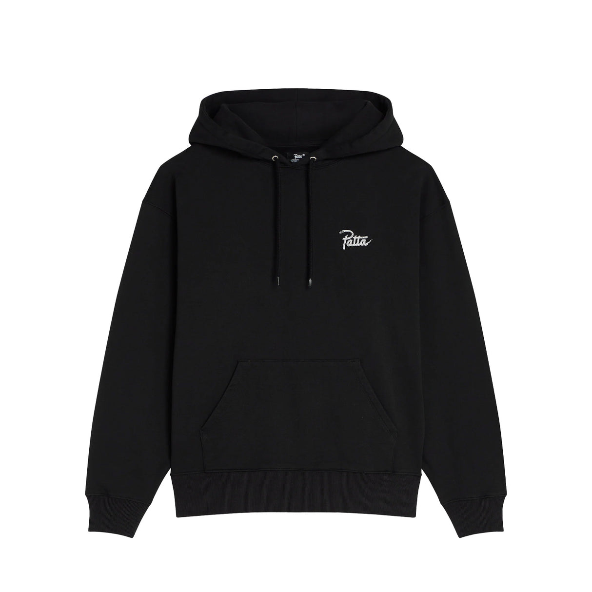 Patta SNAKE HEART BOXY HOODED SWEATER, Black