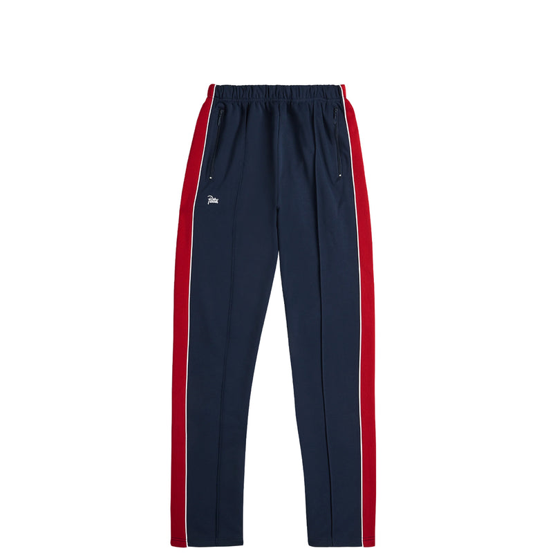 Patta TRICOT STRAIGHT TRACK PANTS, Black Iris