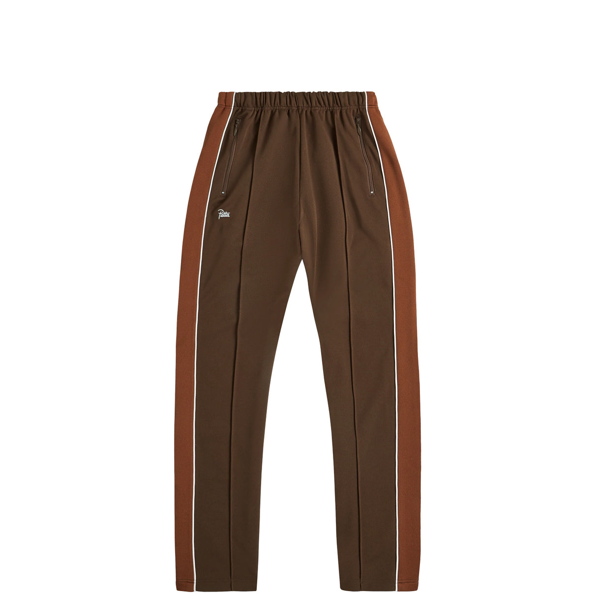 Patta TRICOT STRAIGHT TRACK PANTS, Chestnut