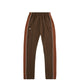 Patta TRICOT STRAIGHT TRACK PANTS, Chestnut