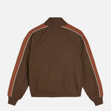 Patta TRICOT TRACK JACKET, Chestnut