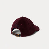 Polo Ralph Lauren CORDUROY CAP, Rich Ruby