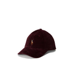 Polo Ralph Lauren CORDUROY CAP, Rich Ruby