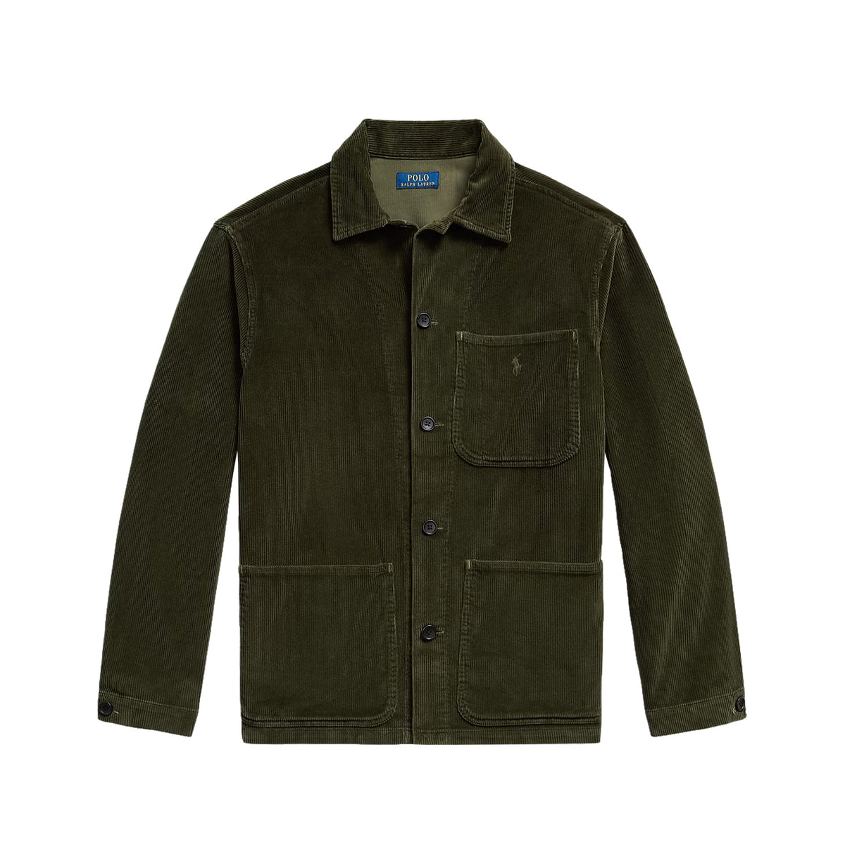 Polo Ralph Lauren CORDUROY UTILITY OVERSHIRT, Company Olive