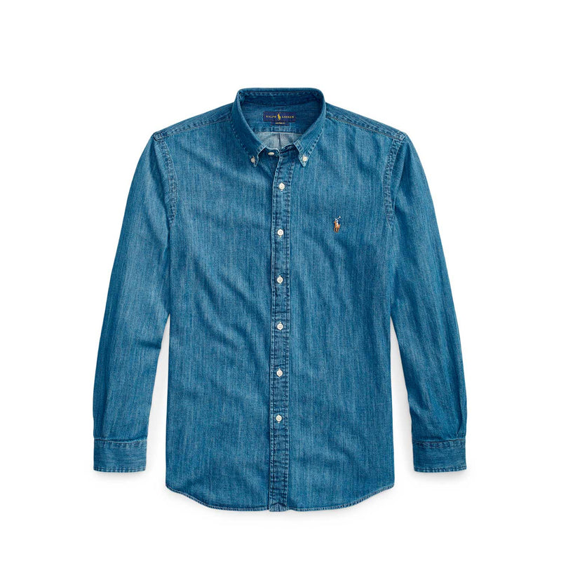 POLO Ralph Lauren CUSTOM FIT DENIM SHIRT, Navy