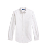 Polo Ralph Lauren CUSTOM FIT STRIPED OXFORD SHIRT, Brown/White