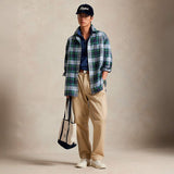 Polo Ralph Lauren LONGSLEEVE SPORT SHIRT, White/Green Multi