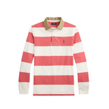 Polo Ralph Lauren LS RUGBY POLO, Red Sky/Trophy Cream